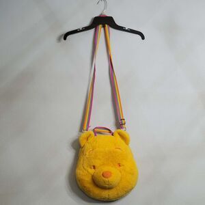 Oh My Disney Winnie the Pooh Plush Crossbody Bag Rainbow Strap Purse Kawaii